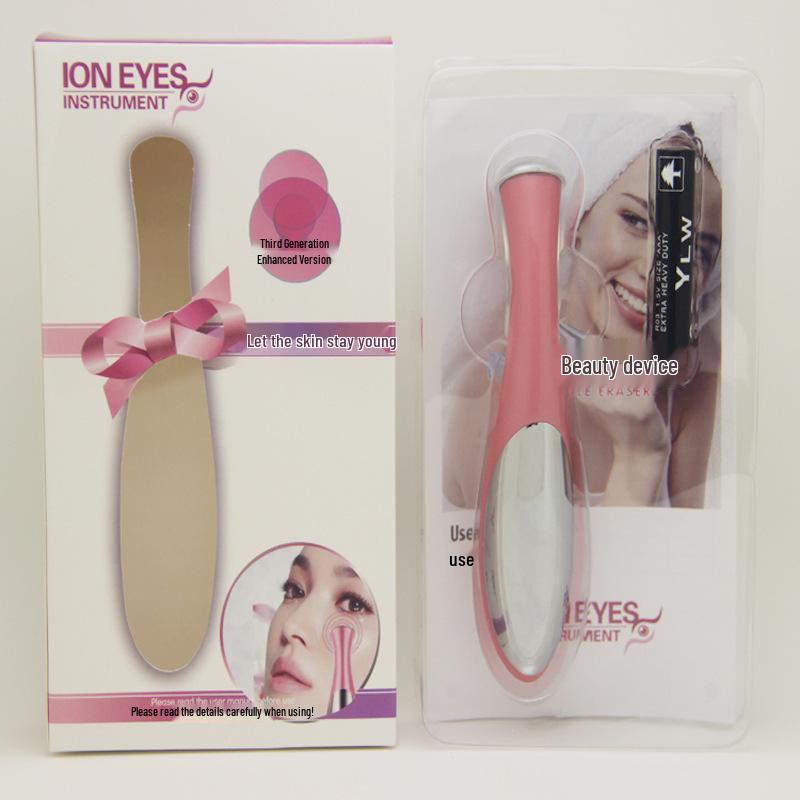 Eye Massager Pen for Dark Circles Removal - Induction Type Electronic Beauty Instrument