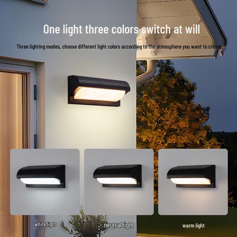 Nufeng Outdoor Waterproof Arc LED Wall Light