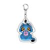 Cartoon Anime Movie Transparent Acrylic Keychain Pendant, Exquisite Gift Hanging Accessories For Backpacks