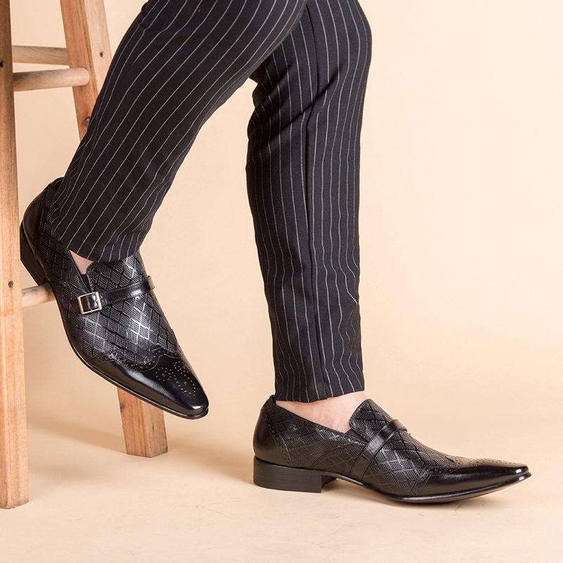 Luxe Heren Formele Schoenen Merk 2025 Nieuwe Heren Loafers Jurk Mocassins Ademend Instapper Leer Rijschoenen Plus Maat 38-48