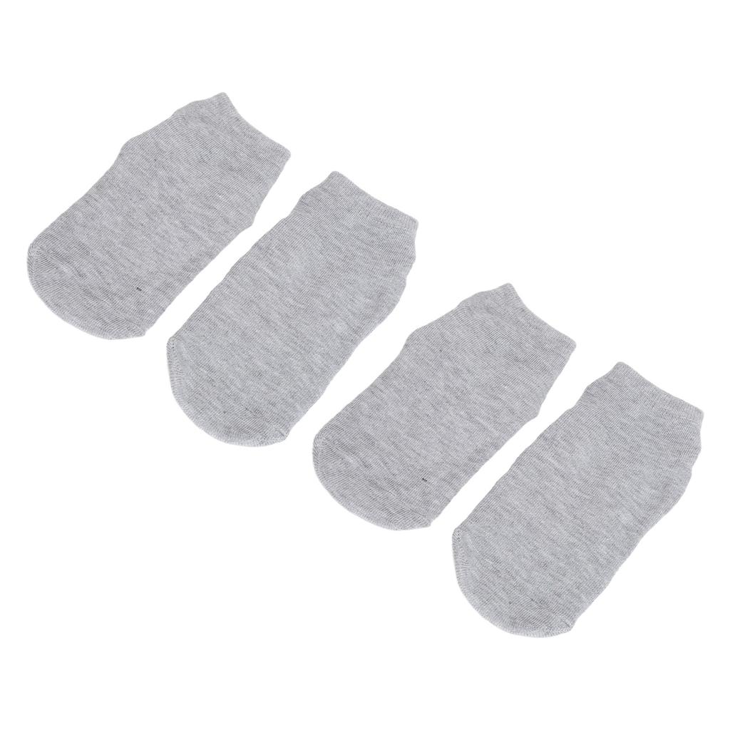 2 Pairs Short Elastic Sports Socks Prevent Slipping Breathable Athletic Low Cut Socks for Elderly