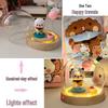 One Two Bubu Cute Luminous Glass Christmas Crystal Ball Night Light Gift for Girls & Best Friends