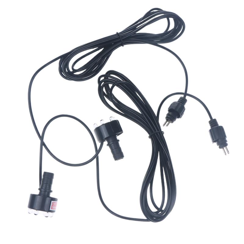 1 Stück Unterwasser 6-LED Lichtring für Springbrunnen Fischteich Wassergarten Netzteil Warmweiß/Weiß Springbrunnenlicht Ornament