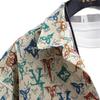 Men's Plus Size Retro Floral Long Sleeve Lightweight Jacket