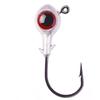 5/bag Realistic 3D Fish Eyes Texas Eye Finesse Swinging Jig Heads for Small Minnow Profile Soft Baits