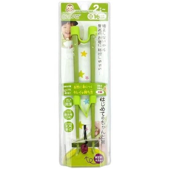 Nonoji First Proper Chopsticks SS (16 Cm) Green