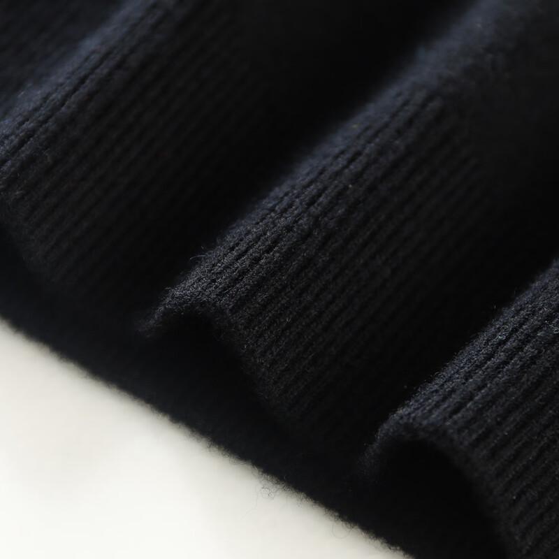 JOW Men's Pure Wool Turtleneck Sweater