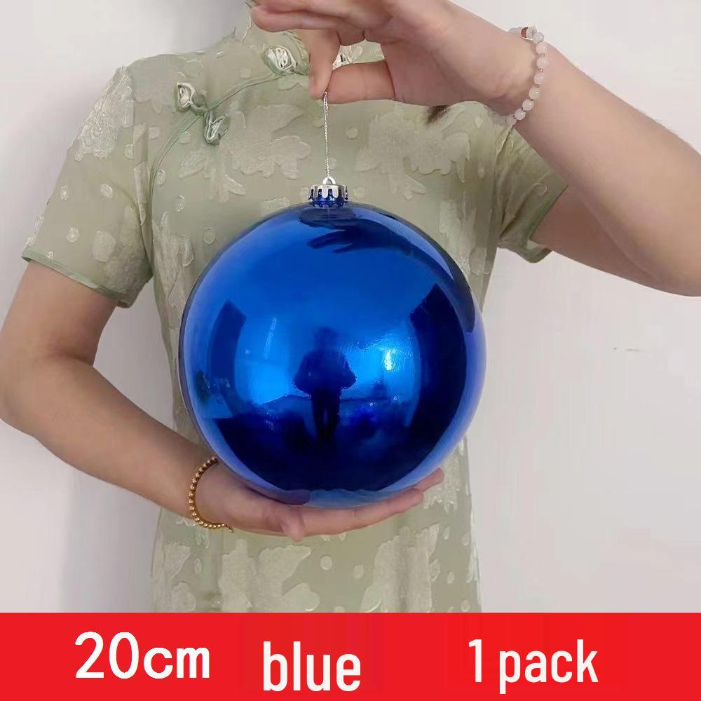 Custom Electroplated Round Christmas Hanging Ornament