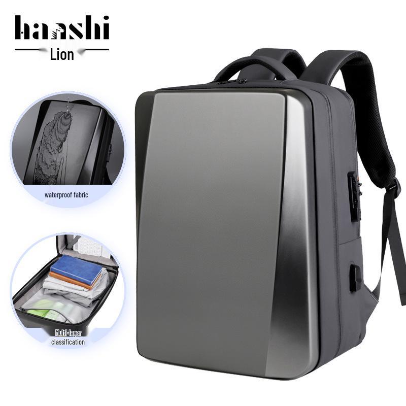 

Мужской водонепроницаемый модный рюкзак для трансграничной торговли: Высококлассный, трехмерный дизайн, вместительный спутник для путешествий.