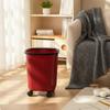 Mülleimer mit Rädern Offener Rollmülleimer Mobiler Müllbehälter für Küche, Büro, Toilette