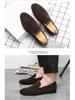 Men's Suede Casual Slip-On Loafers - Trendy Summer Driving Shoes