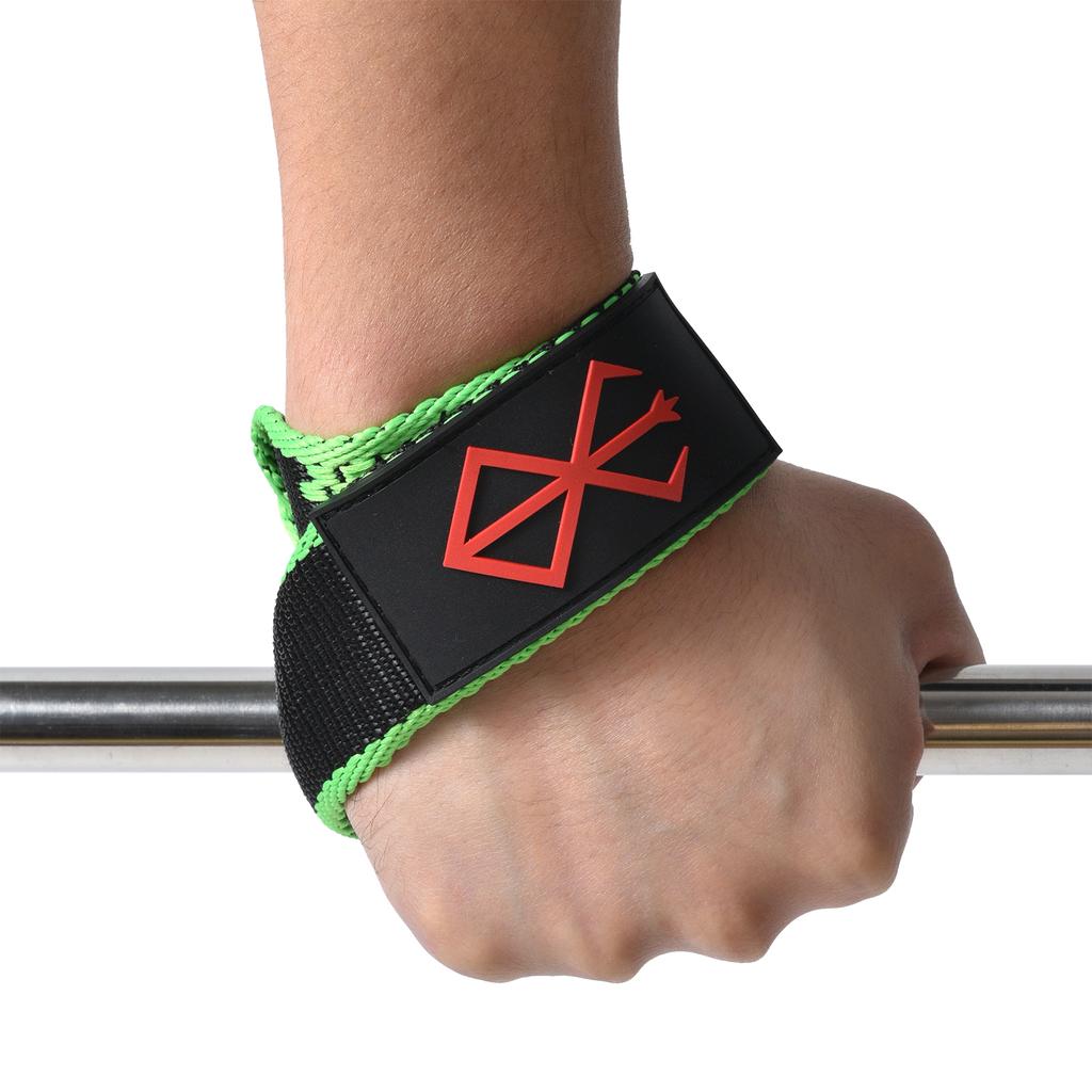 Custom Logo Figure 8 Lifting Straps For Deadlift, Powerlifting, & Cross Training Strong Weightlifting Wrist Straps