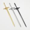 Personalized Metal Sword Women's Hairpin Hair Clip Creative Hair Stick Dly Punk Style Hair Style Design Accessory Festival Gifts