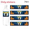 Self Halloween Adhesivewine Bottle Stickers With Pumpkin Print For Party Venue