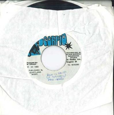 Disco de 7 polegadas GENERAL TREES - Gone A Negril NENHUM BLACK SCORPIO 1999 Jamaica Reggae, Ska & Dub Usado