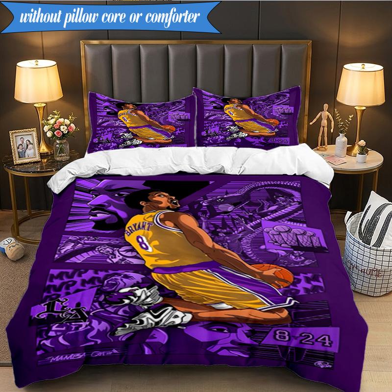 A Basketball Legend 3pcs K-pop Music Group Bedding set,Ideal for Bedroom, Dormitory,Including Duvet Cover And 2pcs Pillowcases,Fan Gifts
