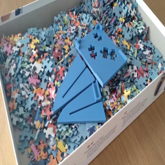Puzzle Box Display Stand All-in-One Jigsaw Puzzle Box Lid Holder Detachable Puzzle Poster Holder Accessory Gift for Adults