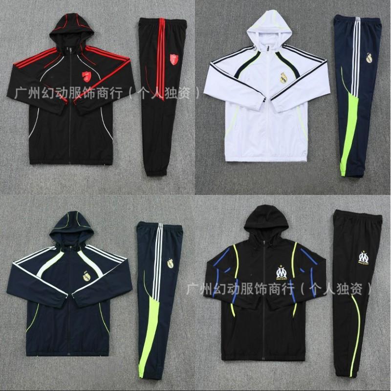 2526 Long Training Windbreaker Set Sports Fans Unisex
