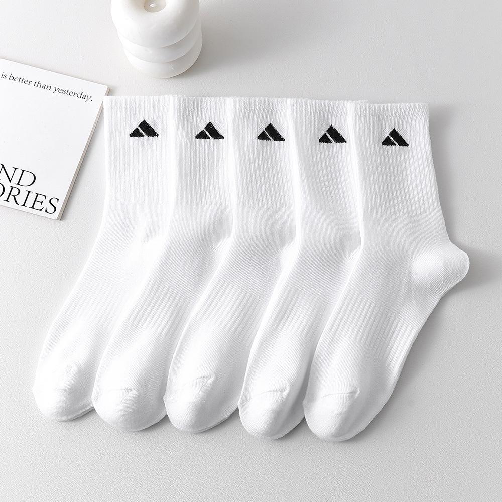 Unisex Mid-Calf Socks: Spring & Autumn Sports, Casual & College Style