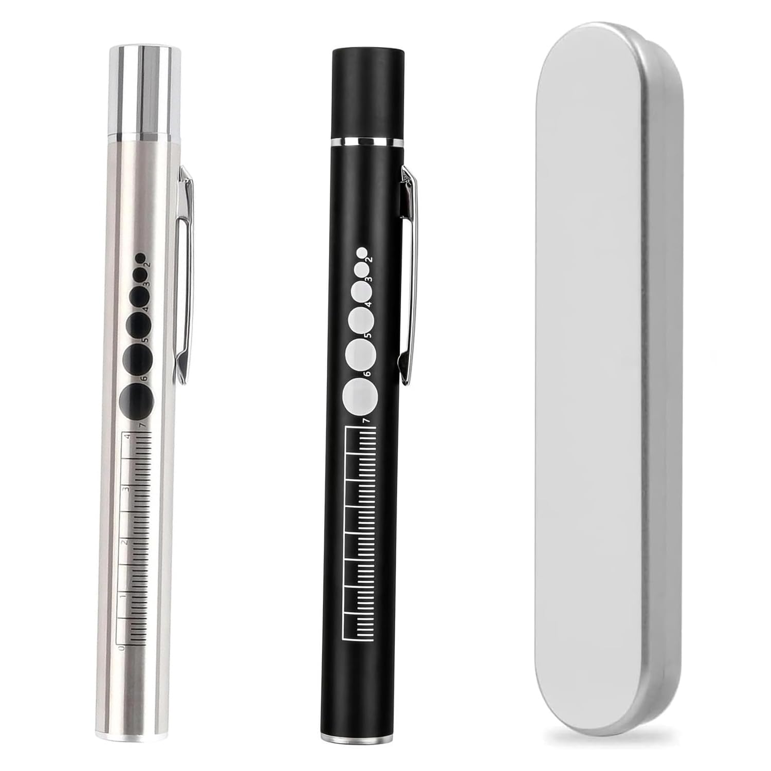 

GOOMAND USB Portable Light for Outdoor and Night Shifts Flashlight, Warm/White LED, Dual-Color Rechargeable, Pen-Shaped Camping, Activities, (Black +