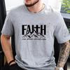 Grace Motivation Inspirational Religious Men T-shirt Letter Pattern Printed Short-sleeved Pure Cotton T-shirt for Both Men Women