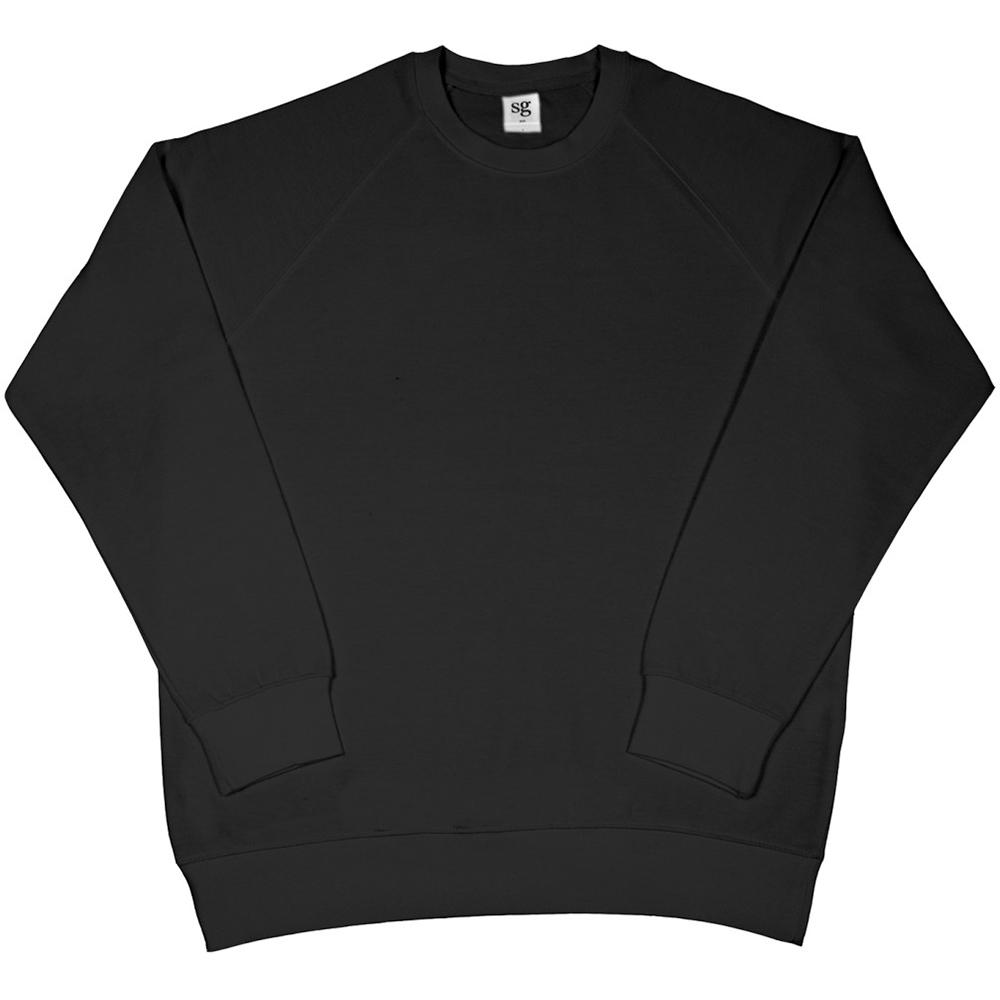 SG Mens Raglan Sleeve Crew Neck Sweatshirt