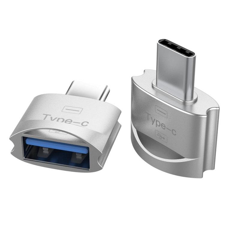Metal USB 3.1 Type C Male To USB 2.0 A Female OTG Data Adapter Type C OTG Adapter