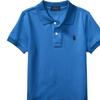 Polo Ralph Lauren Polo Shirt Ss25 Embroidered Logo Cotton Short Sleeve Kids tops Navy-Blue 323603252-006