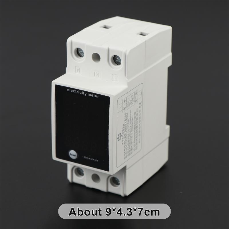 

ZS-6035VAKW Digital Energy Meter Din Rail Electricity Usage Monitor AC30-400V Voltmeter Ammeter Watt Kwh Frequency Power Meter