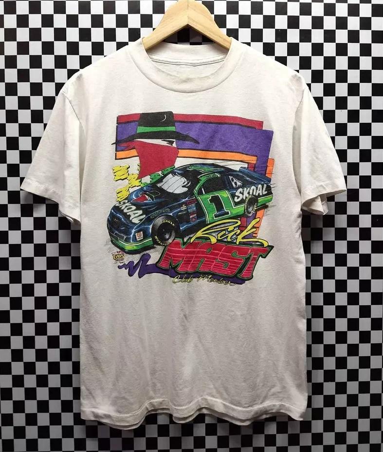 Винтажная футболка Rick Mast Nascar 90-х, 1 футболка Skoal Bandit, Dale Earnhardt Nascar L