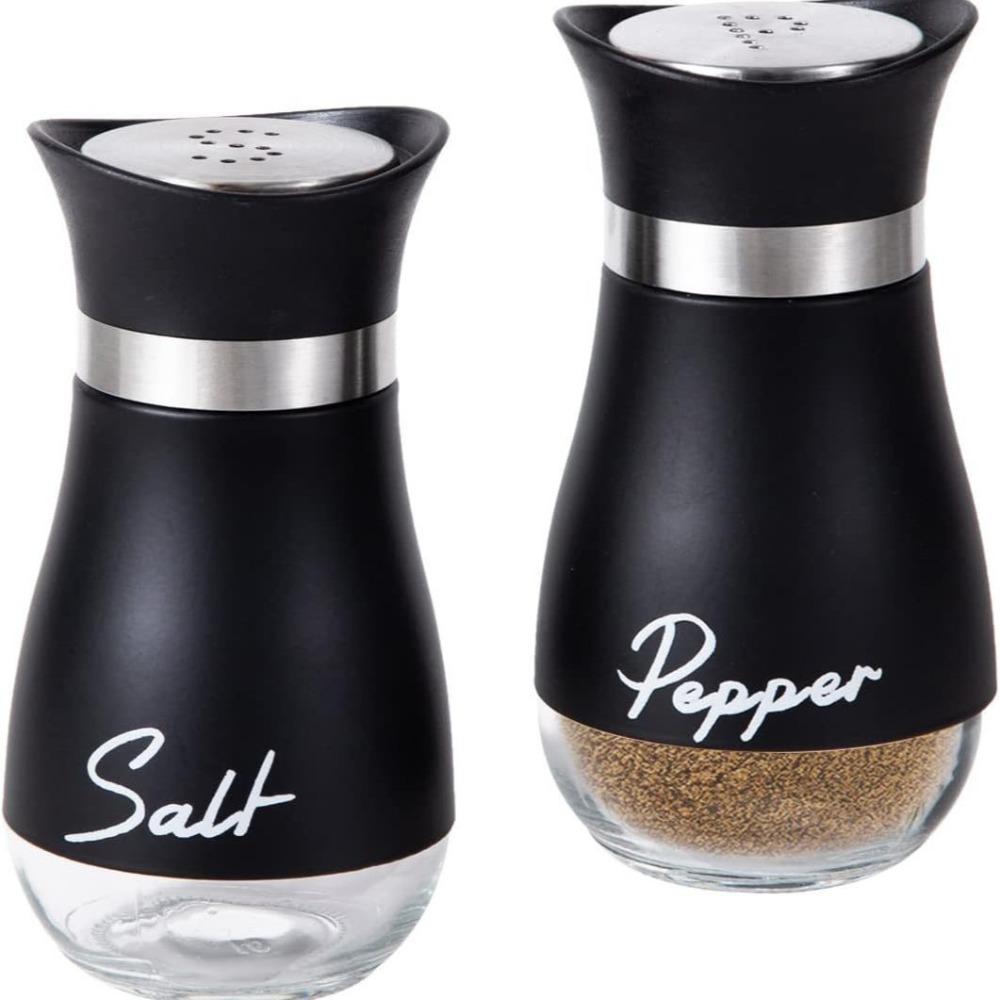 2Pcs Sealed Salt Pepper Shake Bottle Moisture-proof Sugar and Salt Container Home Cooking