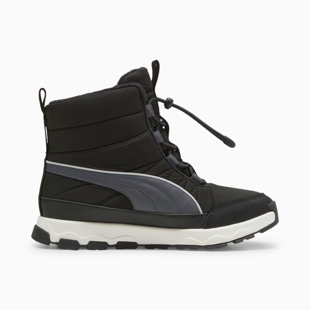 Puma Evolve Confortáveis Versáteis Botas Curtas de Neve Botas Femininas Preto 392644-01