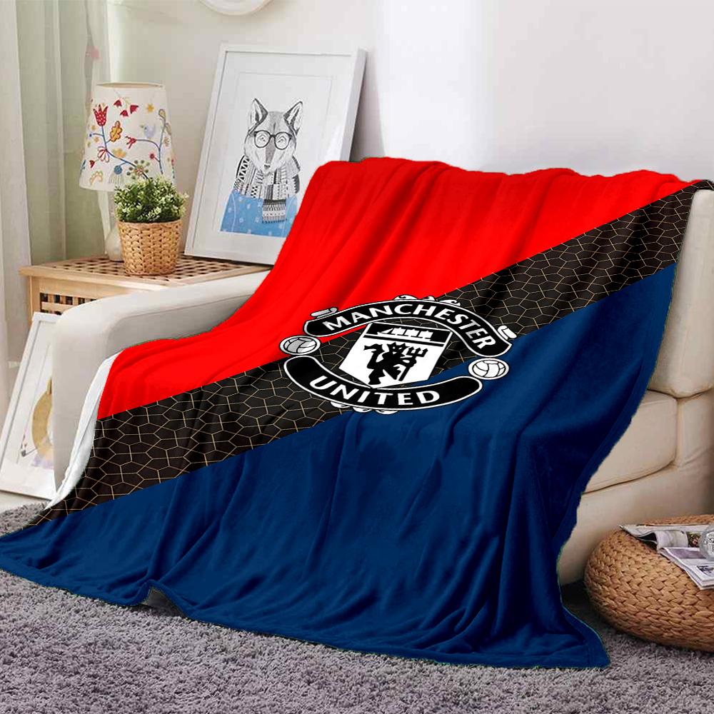 Manchester City Crest Blankets Flannel Printed Breathable Warm Throw Blanket for Home Office Bedspreads 0708a22