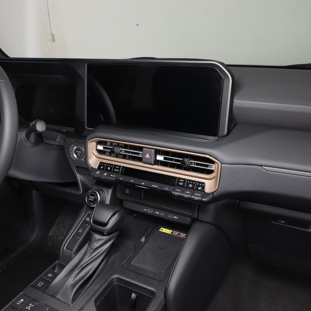 Grain Center Console air outlet Trim Cover For Toyota Land Cruiser LC250 24+