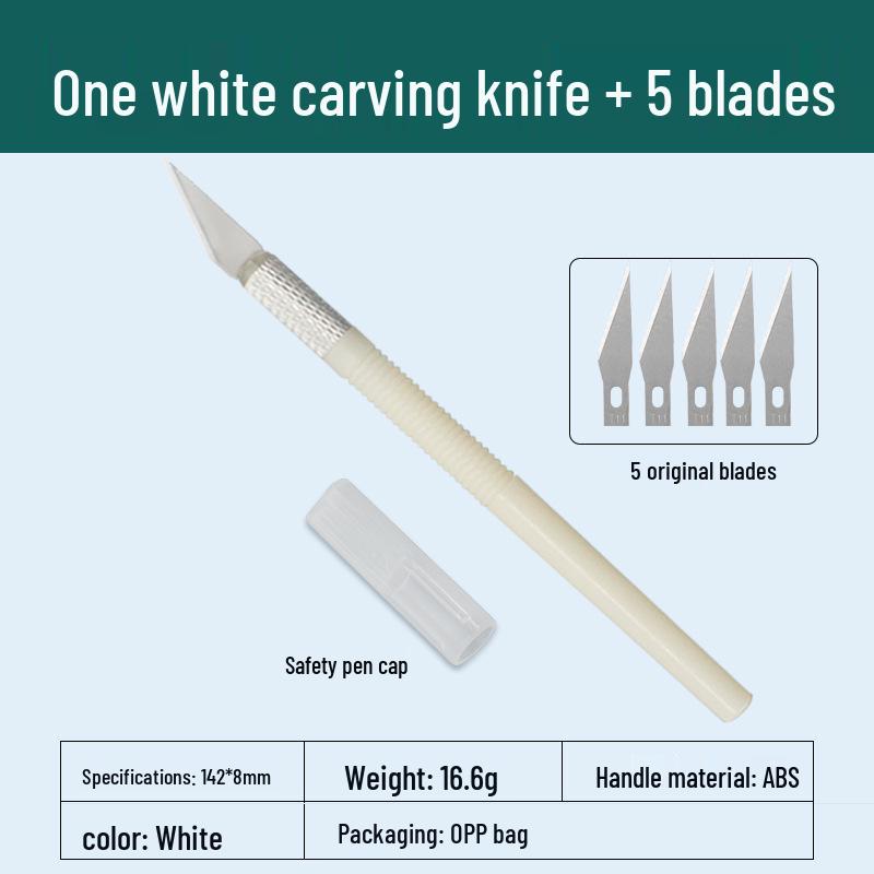 Precision Art Knife for Students - Ideal for Paper Cutting, Stamp Carving & Crafting