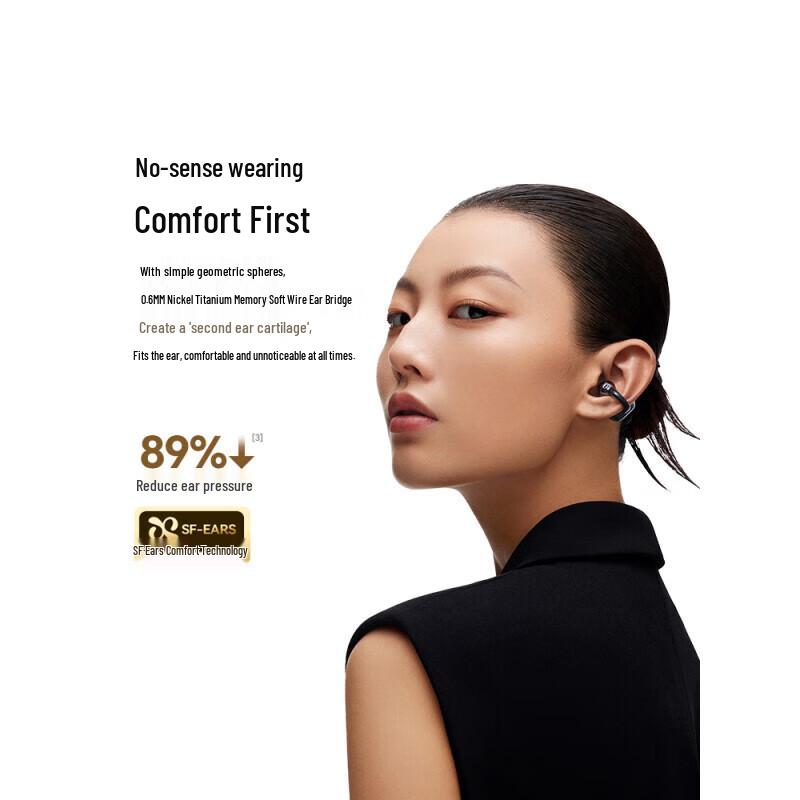 SANAG S6S Pro AI Ear-Clip Bluetooth Sports Headphones