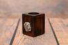 Dogue de Bordeaux, French Mastiff – Wooden candle holder with a dog, a unique souvenir after losing a dog – Design 02 | Art-Dog