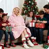 Shiny Blanket Sweatshirt - Stars (pink)