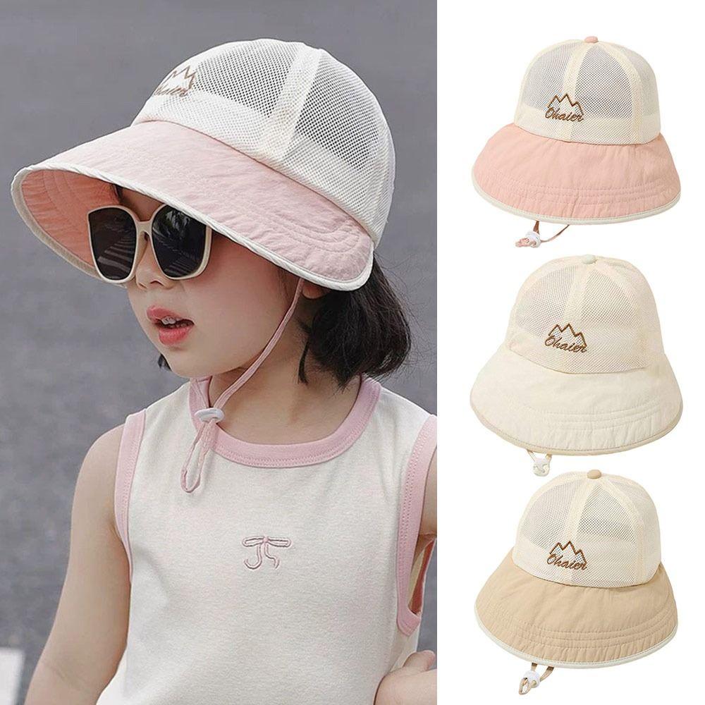Mesh Duck Tongue Cap Adjustable Children Fisherman Hat New Sun Hat Boys Girl