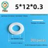 Thickened Nylon Plastic Flat Washer: Hard Plastic Gasket M2-M16