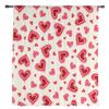 Aquarell Liebe Valentinstag Moderne Tüllvorhänge für Wohnzimmer Schlafzimmer Zuhause Küche Fenster Sheer Vorhänge