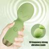 Powerful Vibrator USB Recharge Portable Magic Wand AV Vibrator Massager Sexual Product Tender Green Sex Toys
