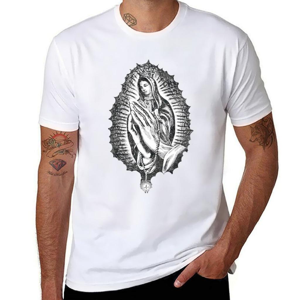 Our Lady of Guadalupe, Nuestra Se?ora de Guadalupe T-Shirt Soft Cotton Print T-Shirt
