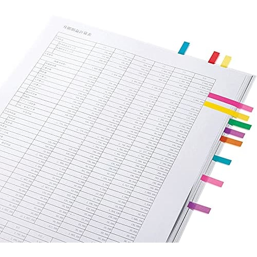 Post-it Film Sticky Notes Heading 5 Colors 44 X 12 Mm 20 Sheets X 5 Pads 688NEH