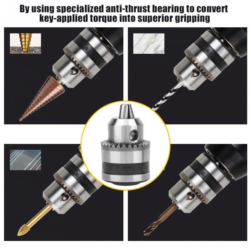 Buy 0.66mm B10 Drill Chuck Adapter Milling Tool Kit Key Type Drill