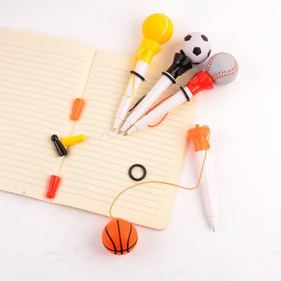 Kreativní kuličkové pero Tvar basketbalu fotbalu tenisu volejbalu Dekomprese Odraz Vyskočení Neutrální