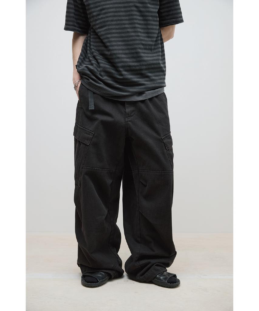 Haechinglum Mil Pants Washed Black