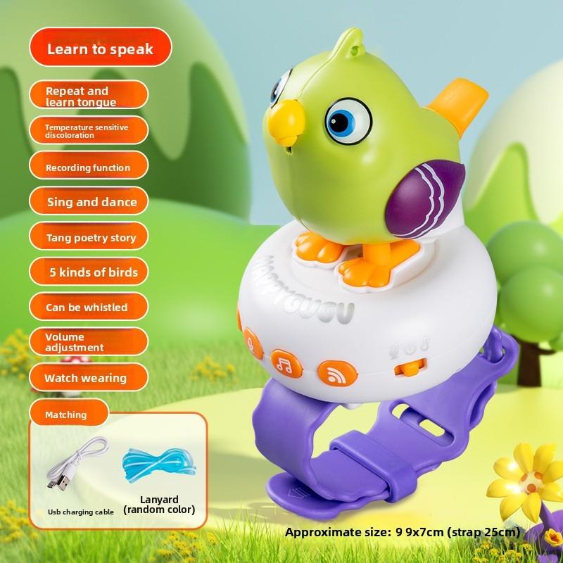 

Smart Kids Educational Gugu Bird Toy With Singing And Storytelling Learning For Green a