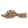 Fashion Spring And Summer Casual Metal Sandals For Women Lightweight Non-Slip Beach Wedge Slippers Casual And Elegant New Product Simple