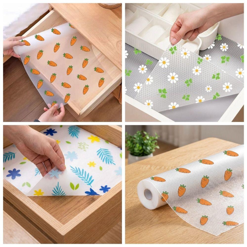 EVA Kitchen Cabinet Mat Waterproof Insulation Mat Drawer Pad Paper Protective Pad Dining Table